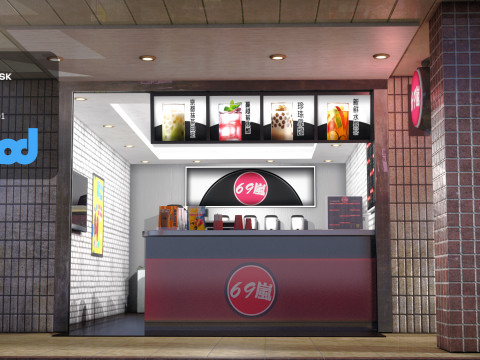 Beverage Store 3D मॉडल