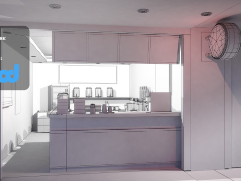 Beverage Store 3D मॉडल