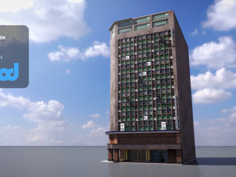 Edifici TW 004 1 Modello 3D