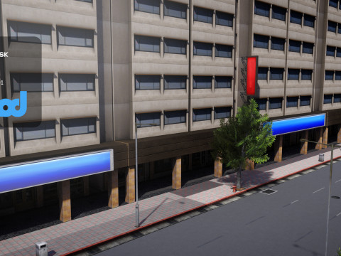 TW Street 001 3Dモデル