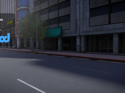 TW Street 001 Model 3D