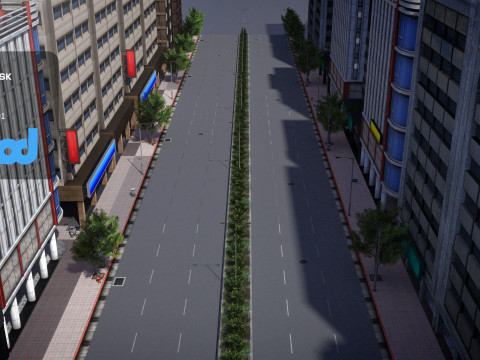 TW Street 001 Model 3D