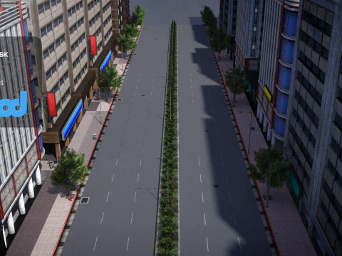 TW Street 001 3D Model