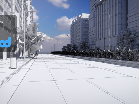TW Street 001 Model 3D