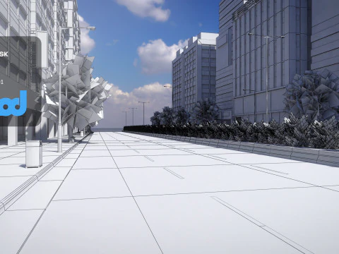 TW Street 001 3D Model
