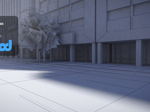 TW Street 001 Model 3D
