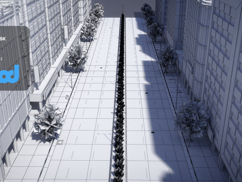 TW Street 001 Model 3D