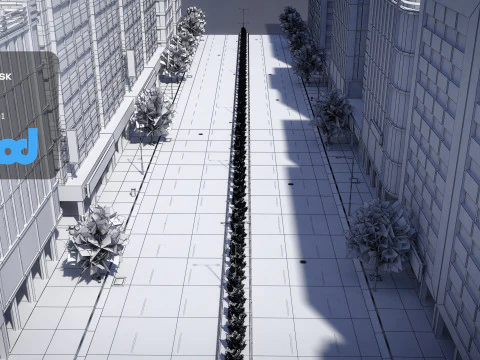 TW Street 001 3D Model
