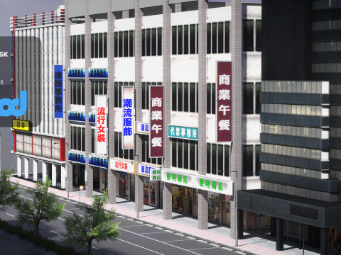 TW Street 002 3Dモデル