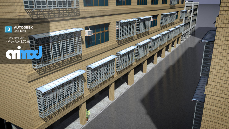 Tw Street 003 Modelo 3D .c4d .max .obj .3ds .fbx .stl .blend