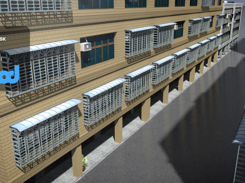 Twstraat 003 3D Model