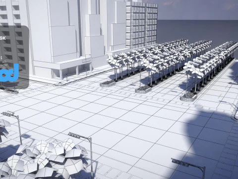 TW Crossroad 3D Model