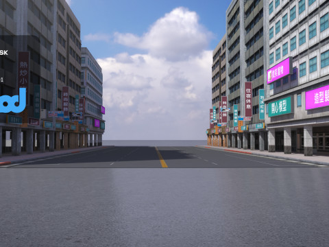 TW Street 004 3D 모델