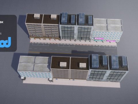 TW Street 004 3D 모델