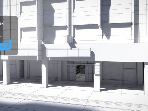 TW Street Handbag Shop 3D Model
