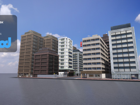 TW Street Police Station 01 3D Model