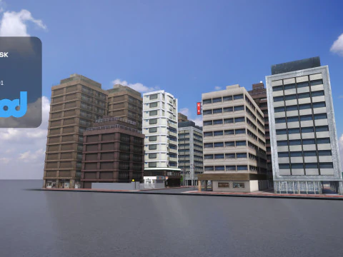 Commissariat de police de la rue TW 01 Modèle 3D