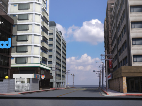 TW街警察局01 3D 模型