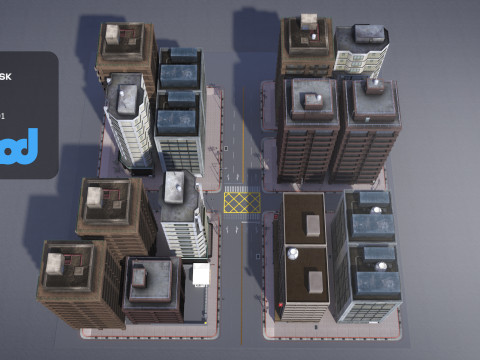 TW街警察局01 3D 模型