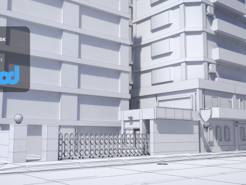 TW街警察局01 3D 模型