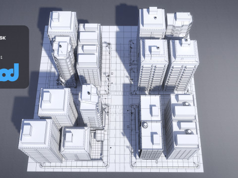 TW街警察局01 3D 模型