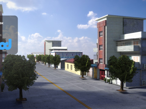 TW Industrial Road 0001 3D मॉडल