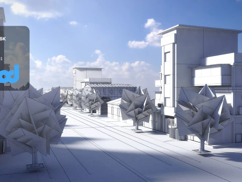 TW Industrial Road 0001 3D Model
