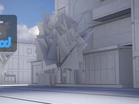 TW Industrial Road 0001 3D Model