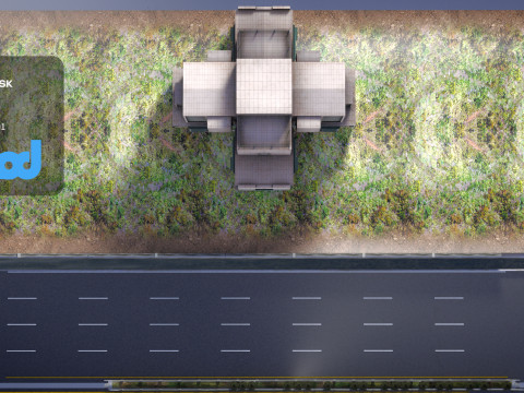 Tw Industrial Road 001 3D Model