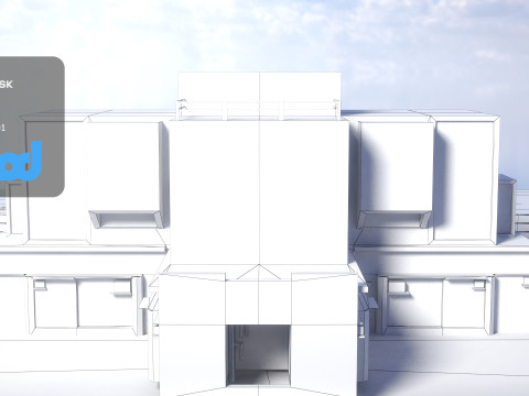 Tw Industrial Road 001 3D Model