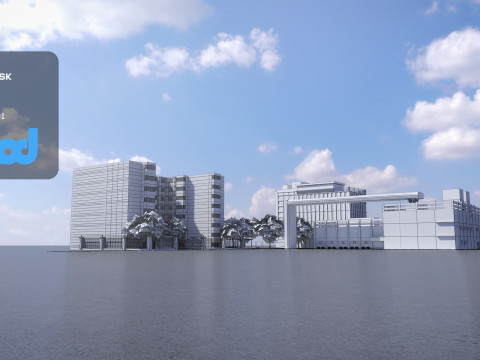 Tw Street Residential Area 3D Model