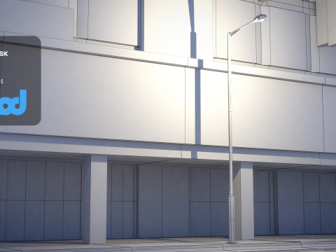 Tw Street Night Modelo 3D