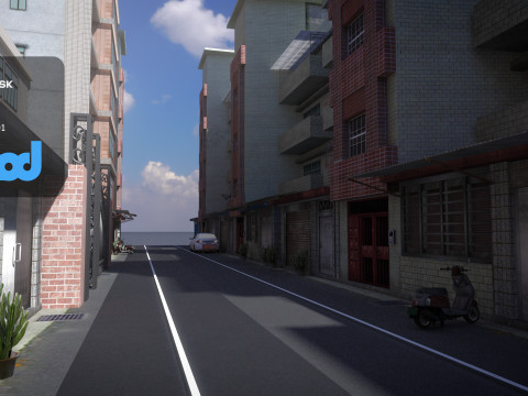 Tw Street 012 3Dモデル