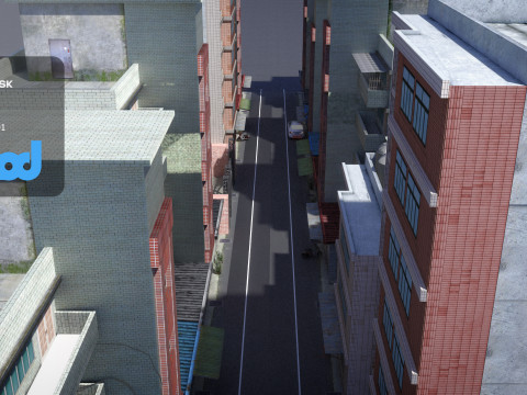 Tw Street 012 3Dモデル