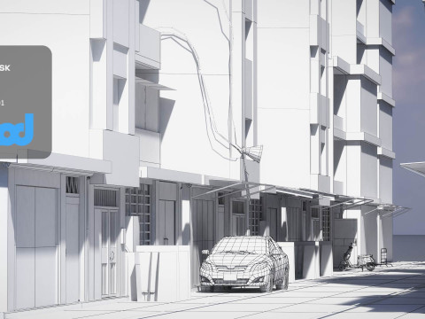TW Street 004 Model 3D