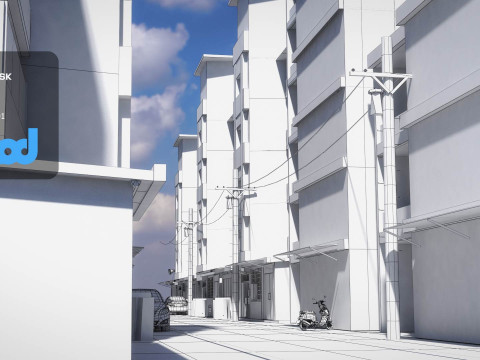 TW Street 004 Model 3D