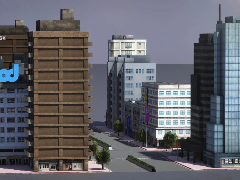 TW Street 005 3D Model