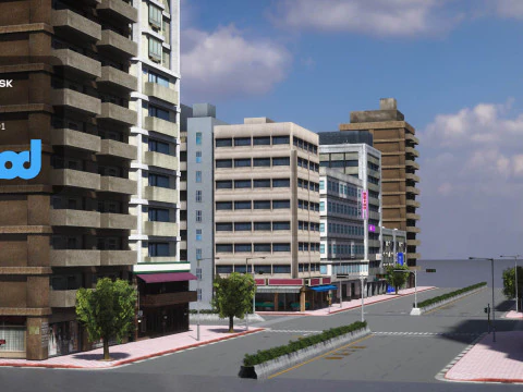 TW Street 005 3D Model