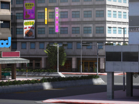 TW Street 005 Model 3D
