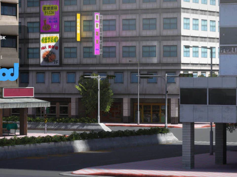 TW Street 005 3D Model