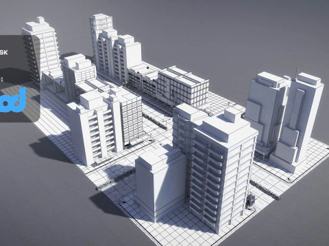 TW Street 005 3D Model