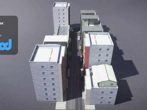 TW Street 006 3D Model