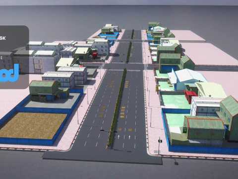 TW Street 007 3D Model