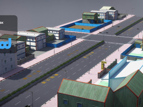TW Street 007 3D Модель