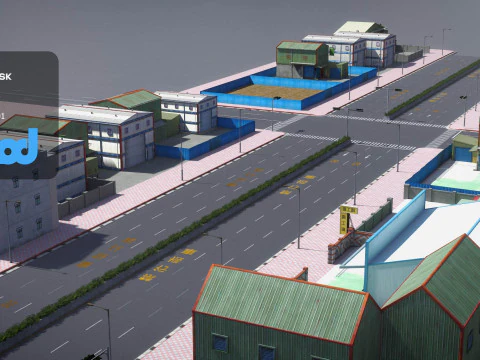 TW Street 007 3D Model