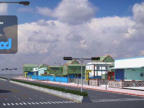 TW Street 007 3D Модель