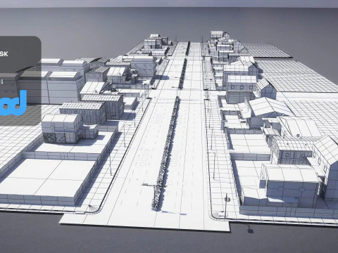 TW Street 007 3D Model