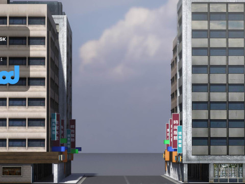 TW Street 008 3D Модель