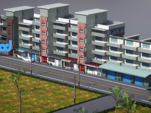 TW Street 010 3D Model