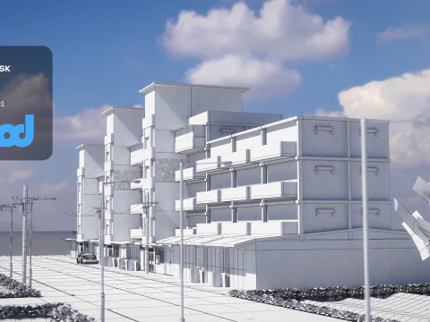 TWストリート010 3Dモデル